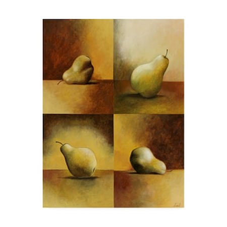 Pablo Esteban 'Pears In Still' Canvas Art,35x47